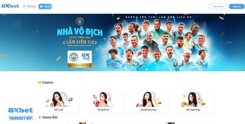 8xbet là sân chơi đang được nhiều người yêu thích 