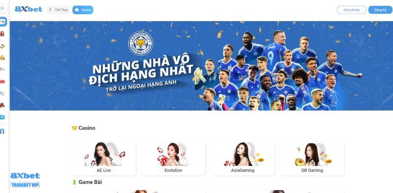 Nhà cái 8xbet rất uy tín và minh bạch 