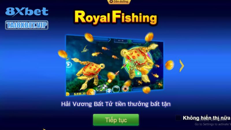 Bắn Cá Hoàng Gia rất được yêu thích tại 8Xbet