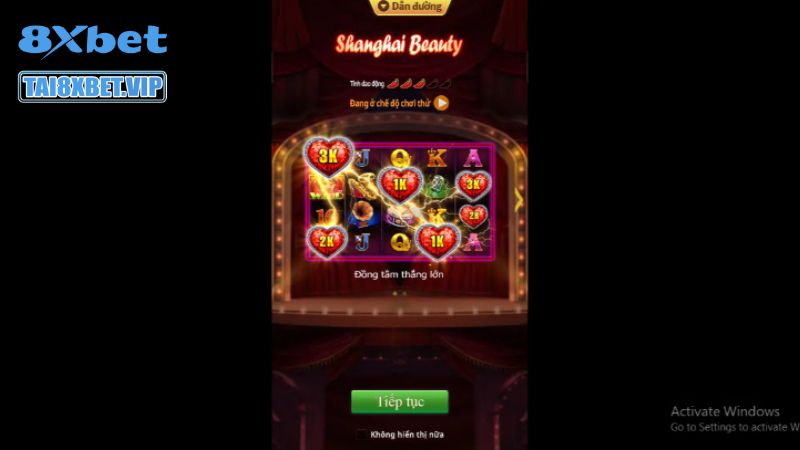 Shanghai Beauty là trò chơi nổ hũ ăn khách tại 8Xbet